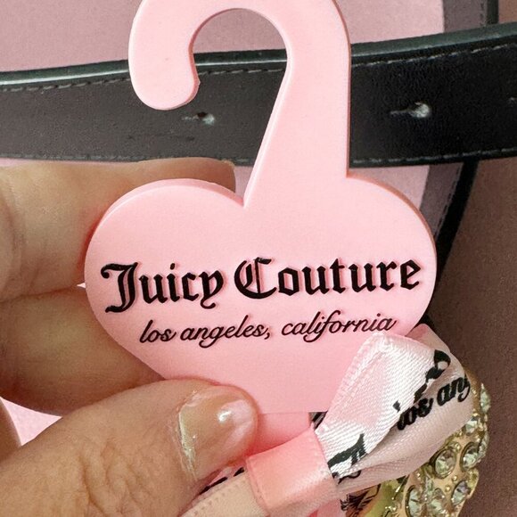 Juicy Couture Rhinestone Heart Logo Belt – M/L – NWT - Picture 4 of 5